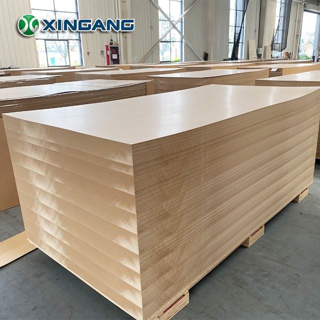 1220x2440mm Laminated Plain Mdf Board Medium Density Fiberboard Mdf Sheet