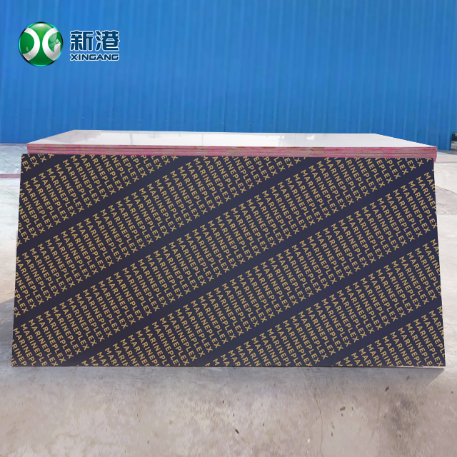 Film Faced Plywood Red Brown Black Combi Core 17mm 15mm Logo Can Be Customized