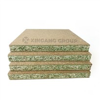 Xingang 18mm E1 CARB 2 Moisture Resistant Raw Chipboard For Furniture