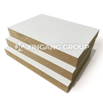 18mm White 2 Sides Melamine Laminated Mdf Board For Furniture Usage